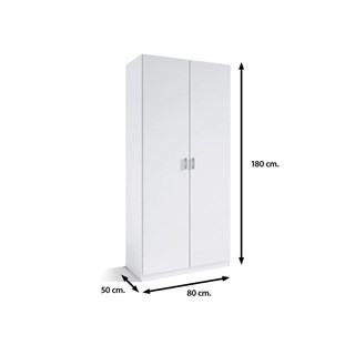 Armario Blanco 2 Puertas - Imagen 2