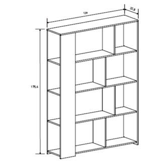 Estanteria Libreria Aura - Imagen 2